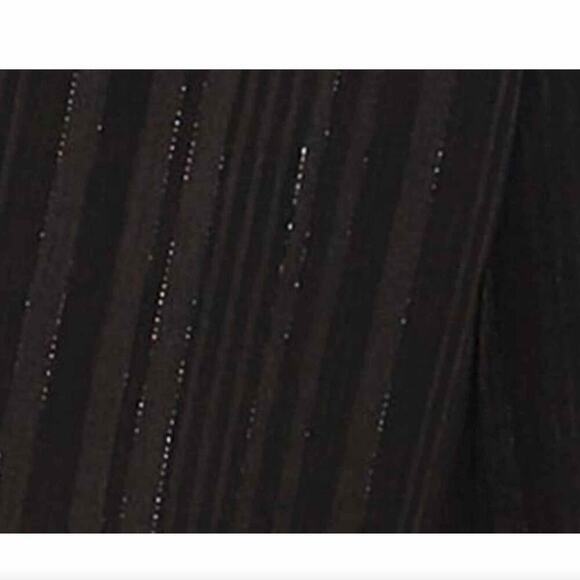 Halogen Metallic Smocked Waist Long Sleeve Jumpsuit Size Small - Picture 11 of 11